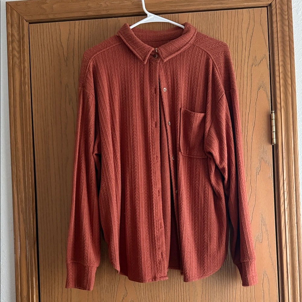 BKE Rust Button Down
